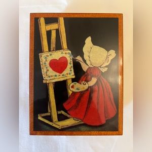 Vintage Jewelry Music Box Plays Love Story Made In Italy